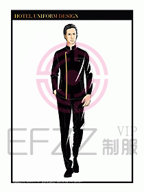 酒店門(mén)童保安行李生制服設(shè)計(jì)929