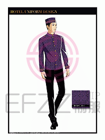 酒店門童保安行李生制服設(shè)計949