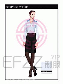 專賣店營業(yè)員職業(yè)裝設計圖1248