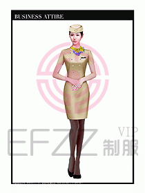 職業(yè)空姐制服設計圖559