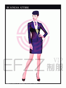 職業(yè)空姐制服設計圖579