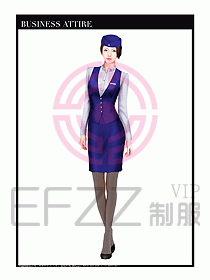 職業(yè)空姐制服設(shè)計(jì)圖626