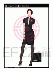 酒店大堂服務(wù)員制服設(shè)計738