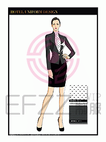 酒店大堂服務(wù)員制服設(shè)計763