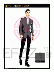 酒店大堂服務(wù)員制服設(shè)計(jì)769