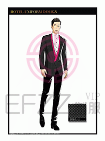 酒店大堂服務(wù)員制服設(shè)計(jì)792
