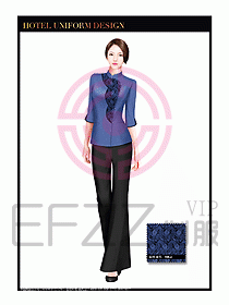 酒店中餐服務(wù)員制服設(shè)計1553