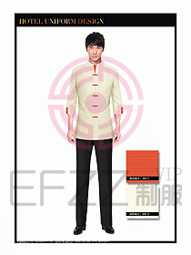 酒店中餐服務(wù)員制服設(shè)計1569