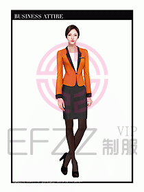 職業(yè)裝空姐服制服設(shè)計圖644