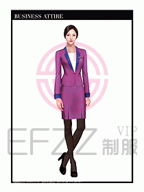 職業裝空姐服制服設計圖649