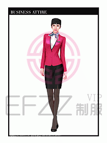 職業裝空姐服制服設計圖665