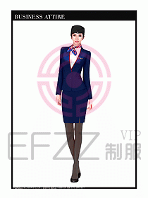 職業(yè)裝空姐服制服設(shè)計圖666