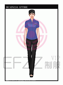 職業裝空姐服制服設計圖707