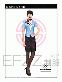 職業(yè)裝空姐服制服設計圖717