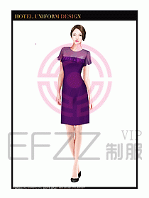 水療SPA咨客迎賓制服設(shè)計343