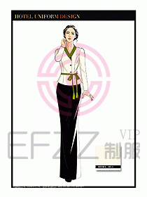 水療SPA咨客迎賓制服設(shè)計369
