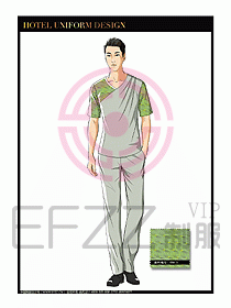 SPA會所服務生制服設計圖435