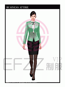 職業裝空姐服制服設計圖756