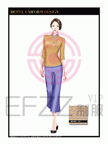 按摩技師美容制服設計1140