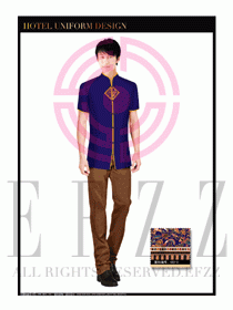 酒店中餐服務(wù)員制服設(shè)計(jì)1622
