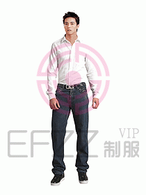 男裝長袖襯衫051