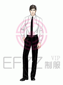 男裝長袖襯衫126