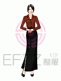 西餐咨客服裝169