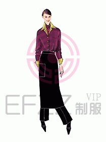 西餐領班接待服裝023