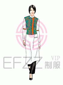 西餐領班接待服裝026