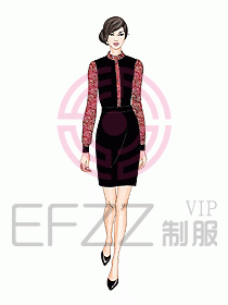 西餐領班接待服裝035