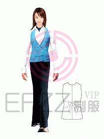 西餐服務(wù)生服裝188