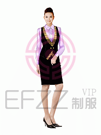 西餐服務(wù)生服裝278