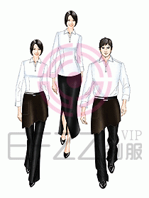 西餐服務(wù)生服裝417