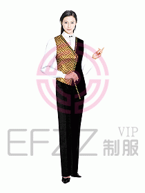中餐服務(wù)員制服201
