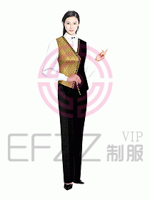中餐服務(wù)員制服212