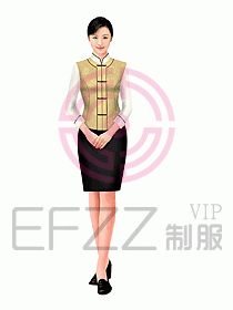 中餐服務員制服618