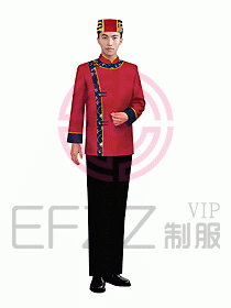 中餐迎賓制服026