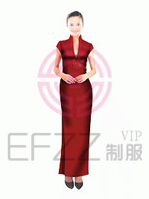 中餐迎賓制服247