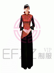 中餐迎賓制服307