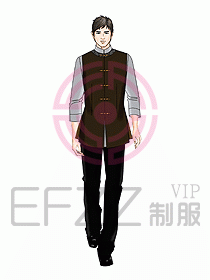中餐服務(wù)員制服796