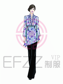 中餐服務(wù)員制服852