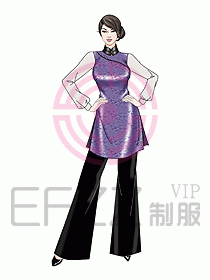 酒店中餐服務(wù)員制服設(shè)計934