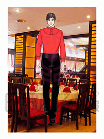 酒店西餐服務生制服524