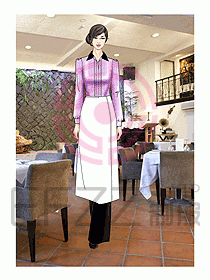 酒店西餐服務生制服536