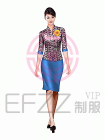 會(huì)所總臺(tái)接待制服145