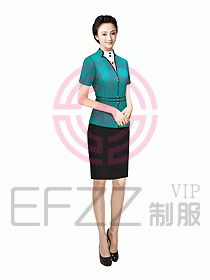 女職業裝短袖襯衫設計圖175