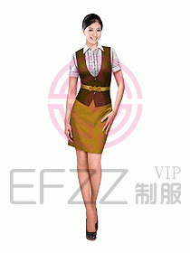 女職業(yè)裝馬夾設(shè)計圖177