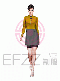 西餐服務(wù)員制服設(shè)計圖613