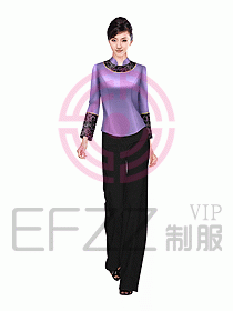 中餐服務(wù)員制服設(shè)計(jì)圖998
