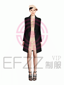 珠寶營業(yè)員制服設(shè)計(jì)圖890